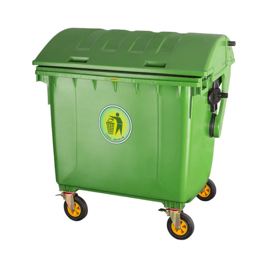 1200L Green Dust Bin Supplier in Qatar – Heavy-Duty Waste Bin