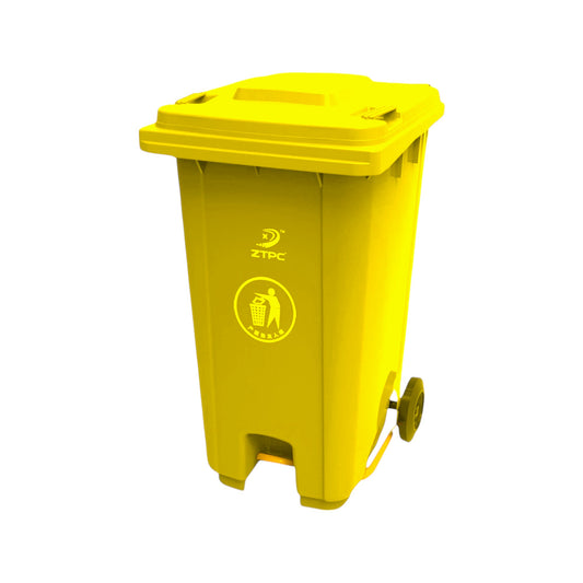 240L Yellow Dust Bin Supplier in Qatar – Trash, Waste & Compost Bin