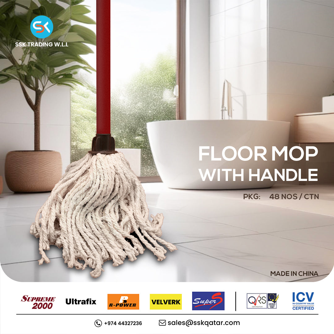 Floor Mop Supplier in Qatar – Durable Cleaning Mop for Homes & Offices
