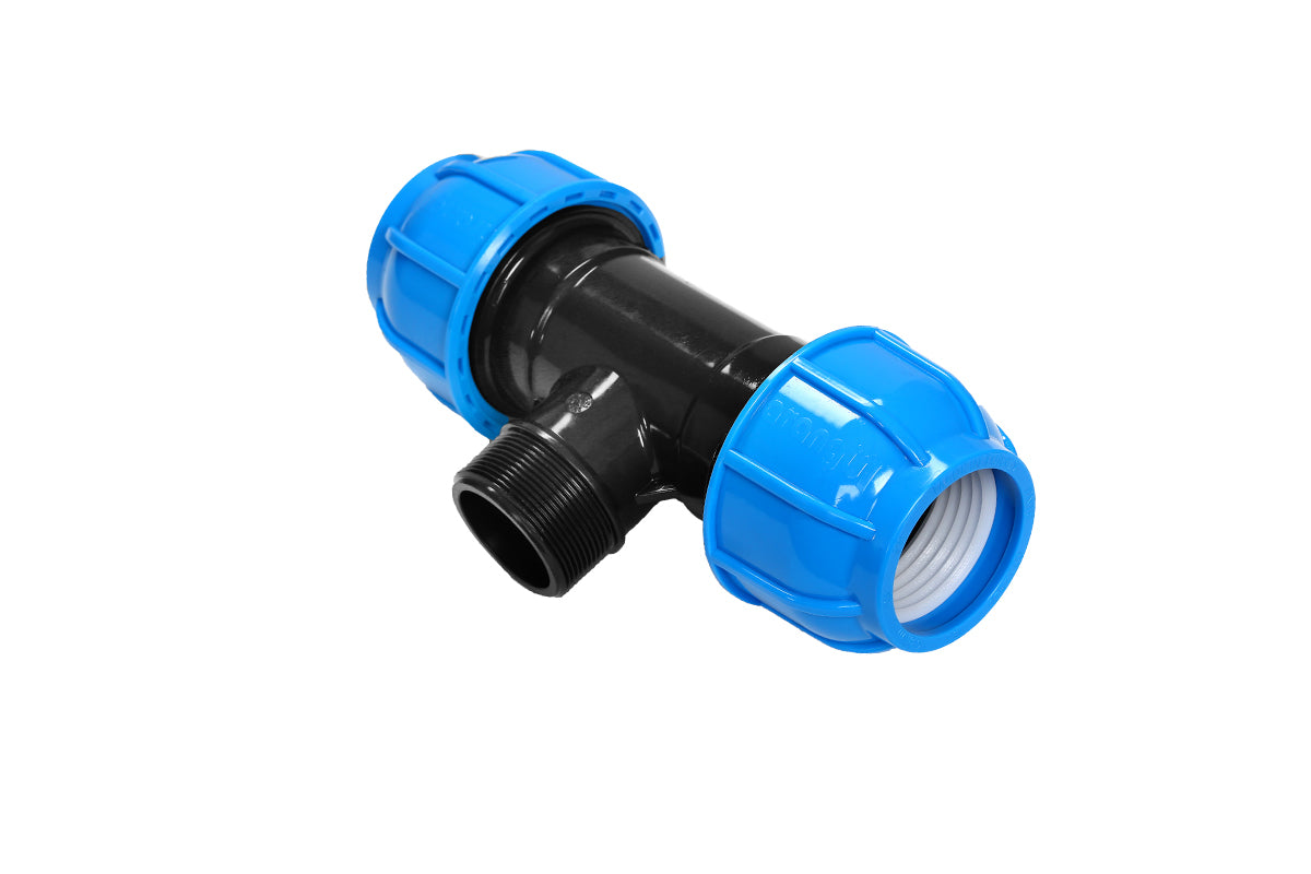 Male Tee PN16 compression pipe fitting supplier in Qatar – SSK Trading
