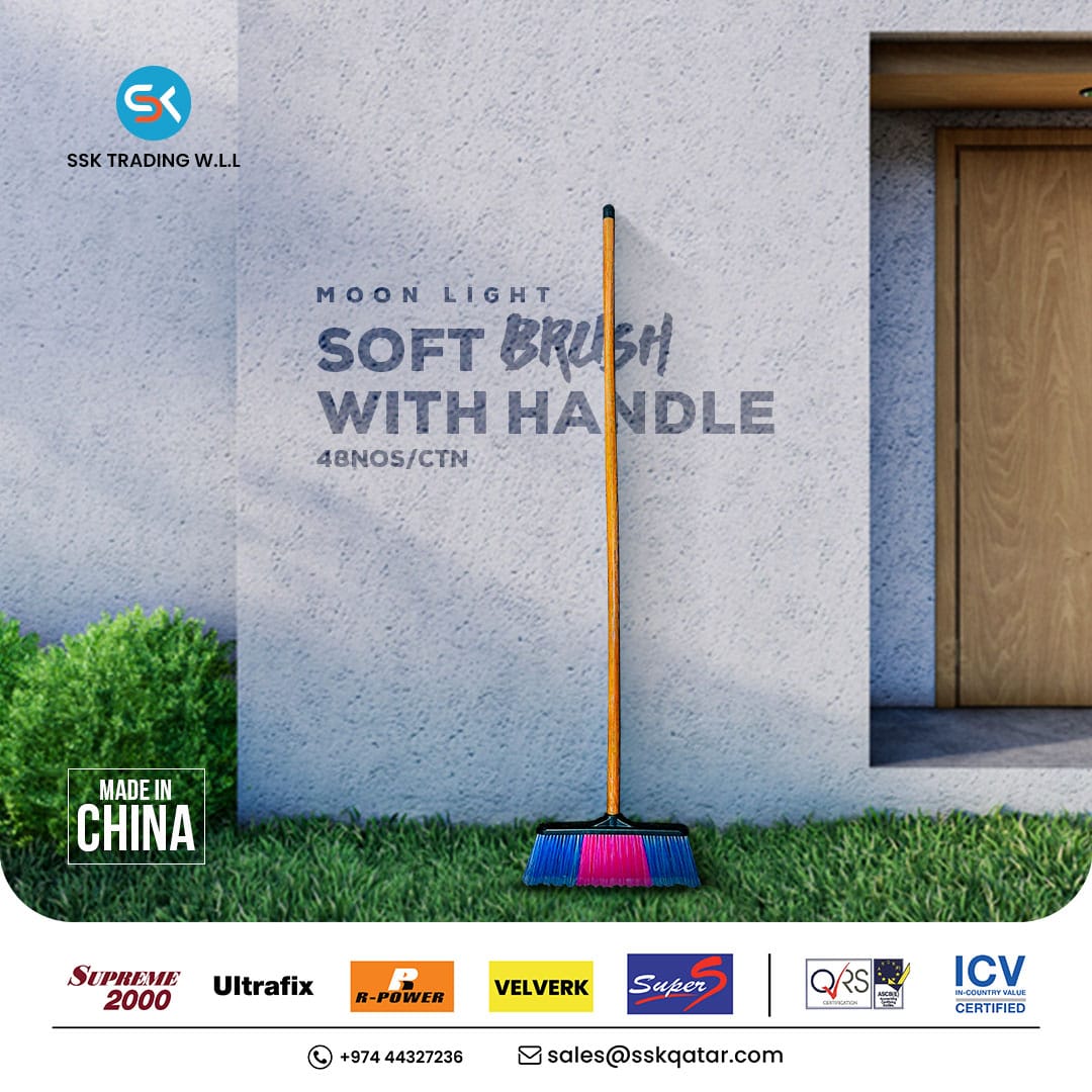Soft Brush Supplier in Qatar – Moonlight Soft Brush for Cleaning