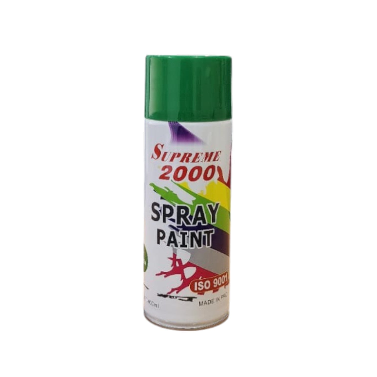 High-quality Supreme Spray Paint Green aerosol can for metal and wood surfaces in Qatar