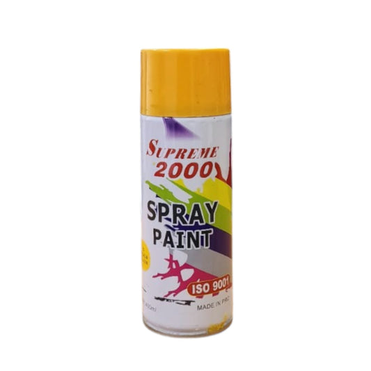 Supreme Yellow Spray Paint aerosol can for creative use Qatar