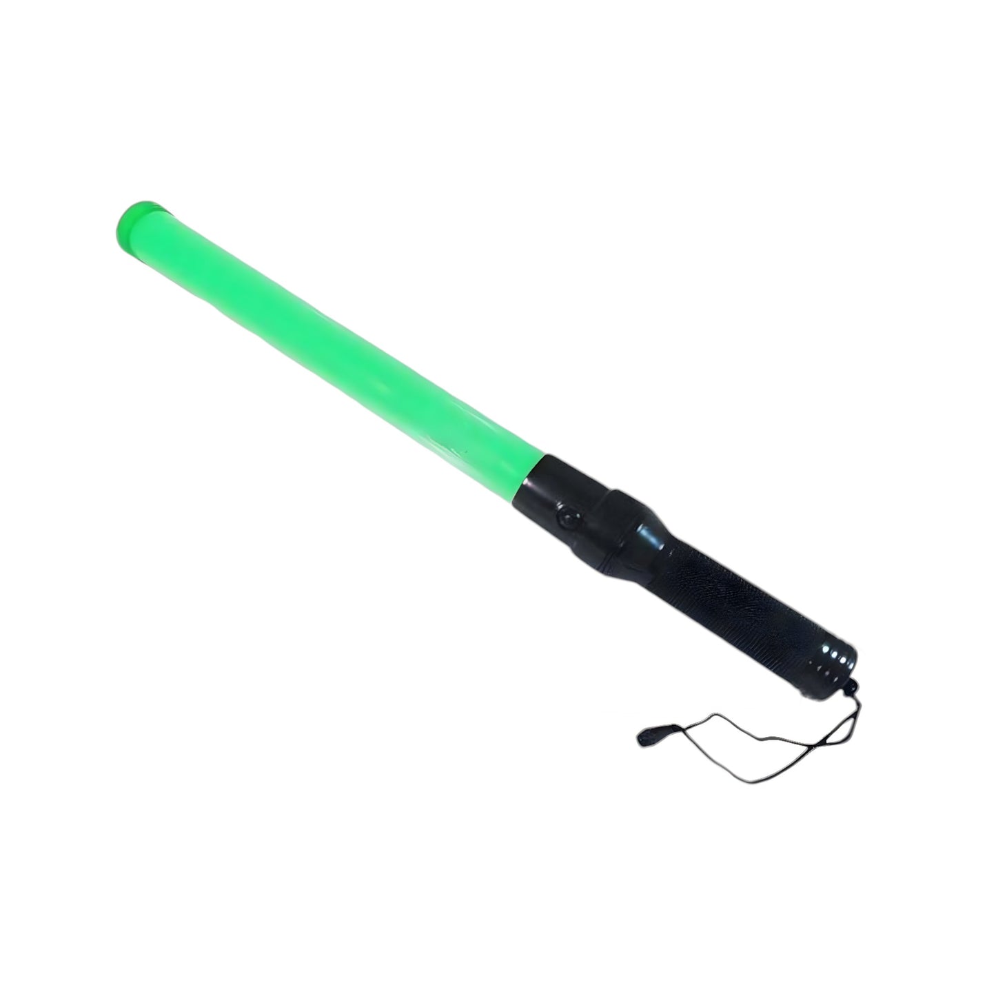 Green LED traffic baton for road control in Qatar