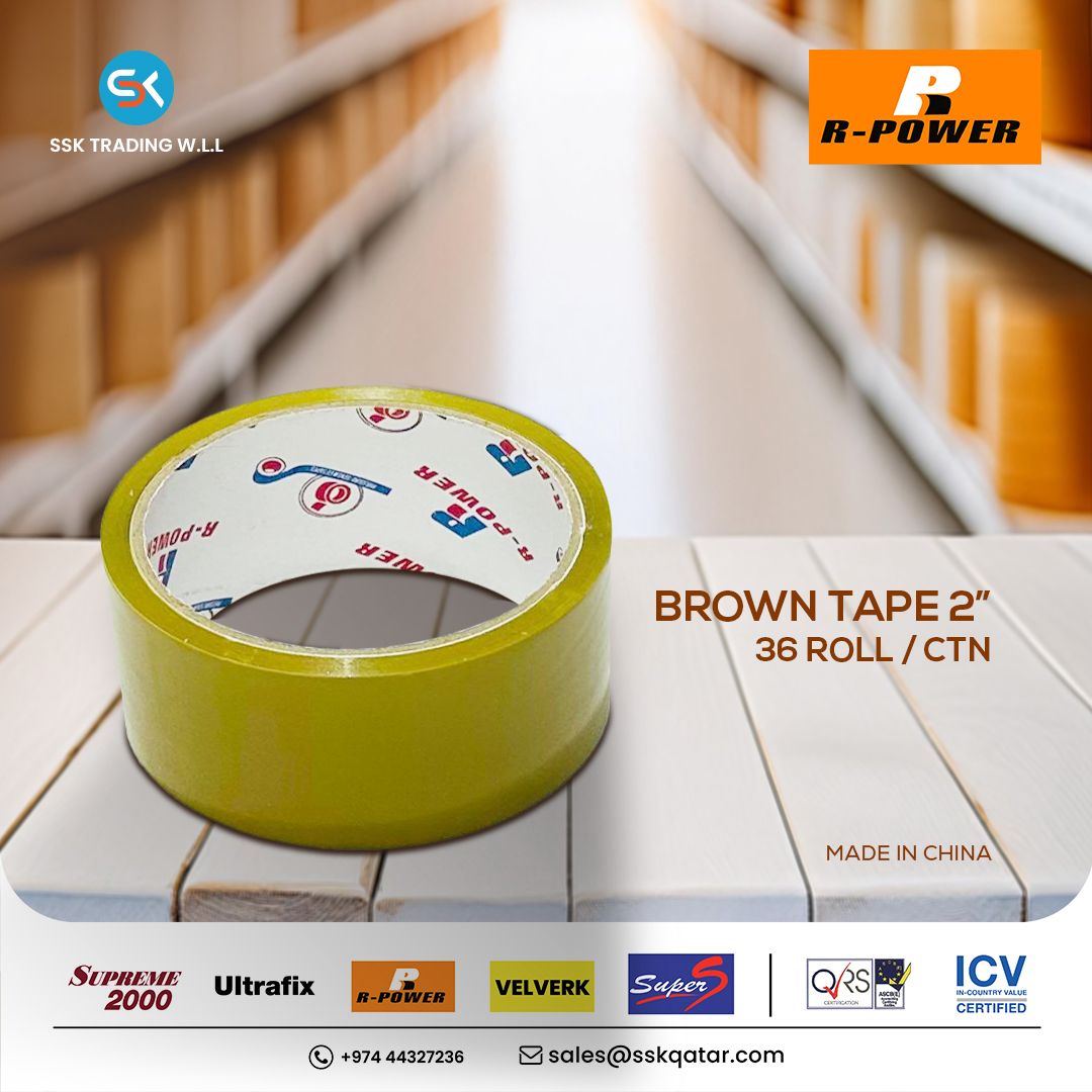 R-Power Brown Tape 2"