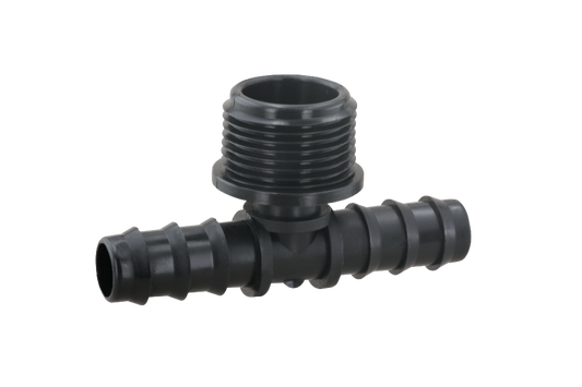 DRIP IRRIGATION BARBED - MALE TEE