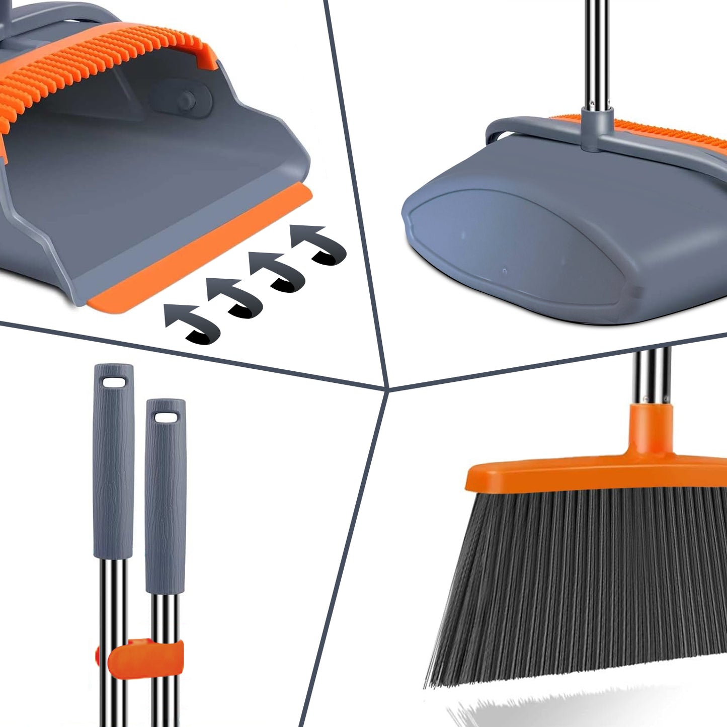 Kens Clean Dustpan and Broom Set