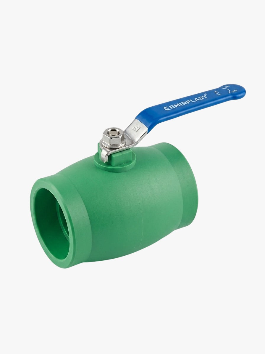 PPR Ball Valve Metal Handle Green Brass Qatar