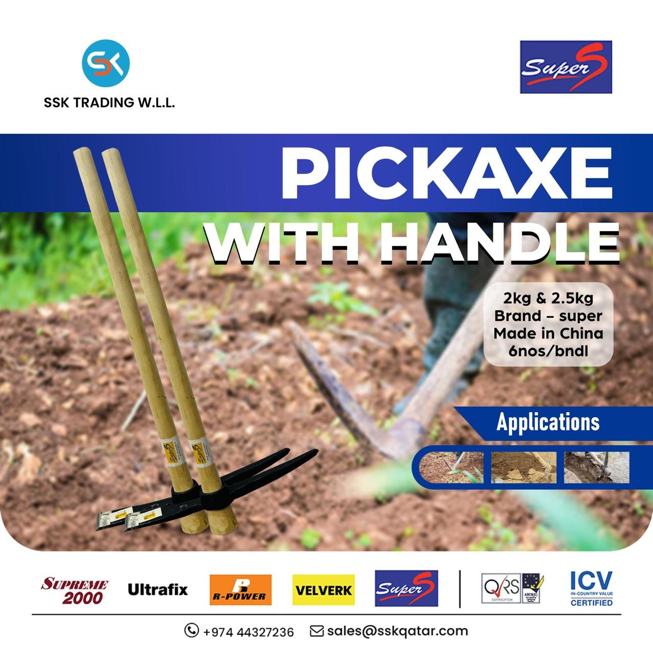 Pick Axe 2.5KGS