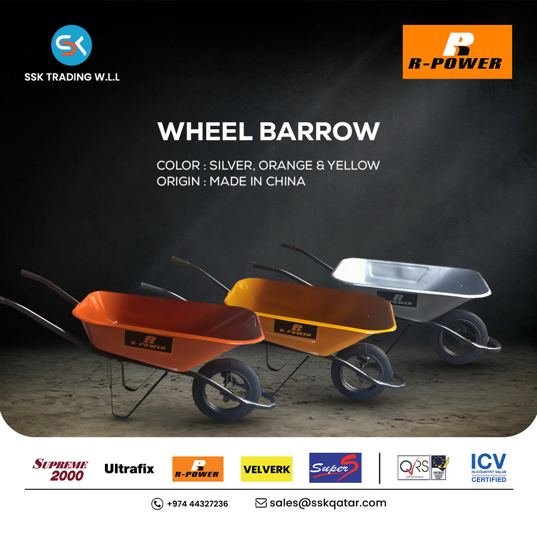 R-Power Wheel Barrow Orange