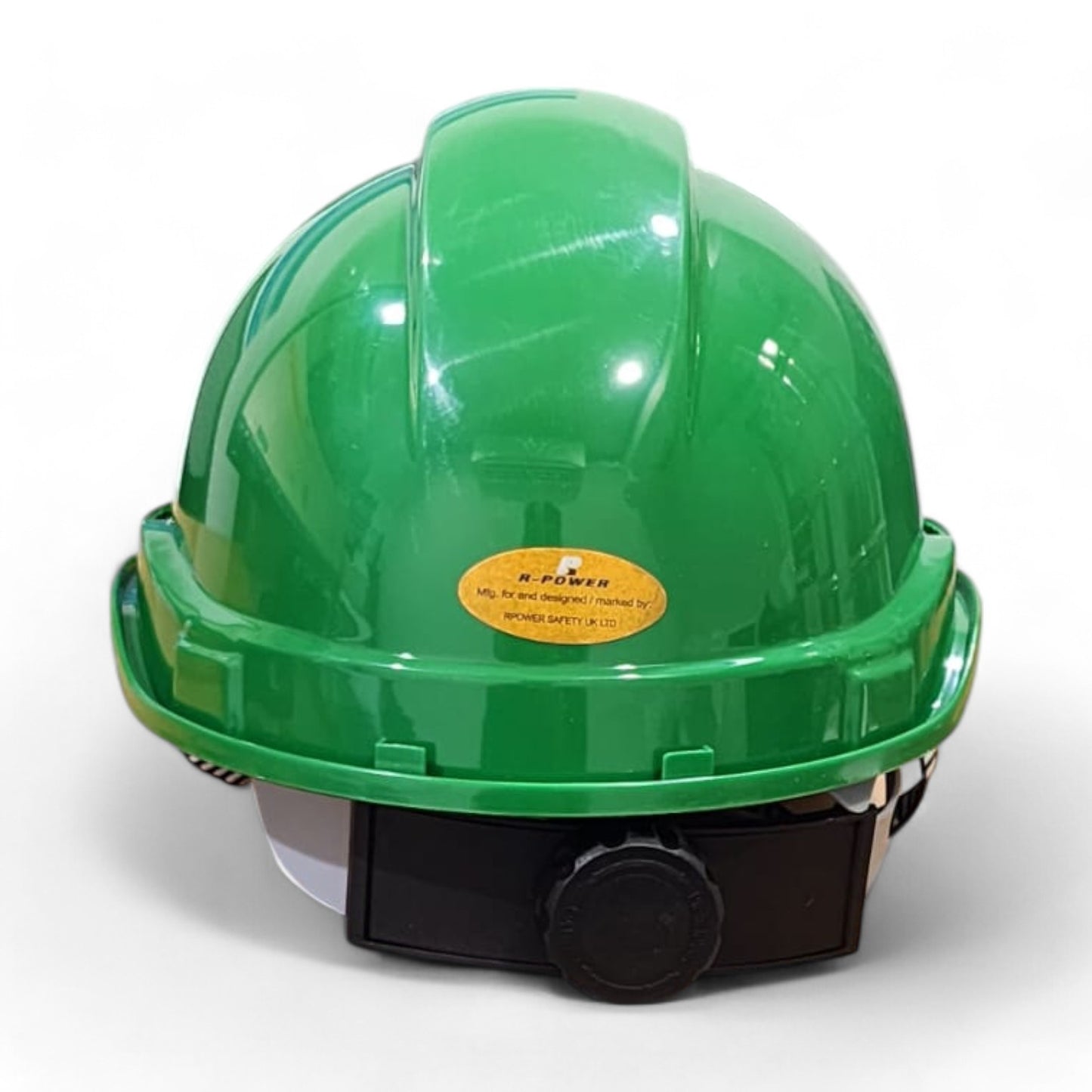 R-Power Safety Helmet Ventilated with Rachet Green R1023A