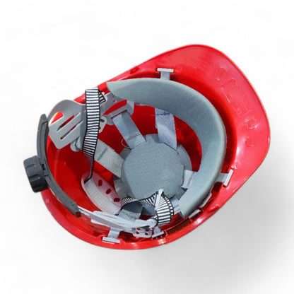 R-Power Safety Helmet Ventilated with Rachet Red R1023A