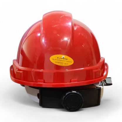 R-Power Safety Helmet Ventilated with Rachet Red R1023A