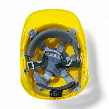 R-Power Safety Helmet with Rachet Yellow R1029