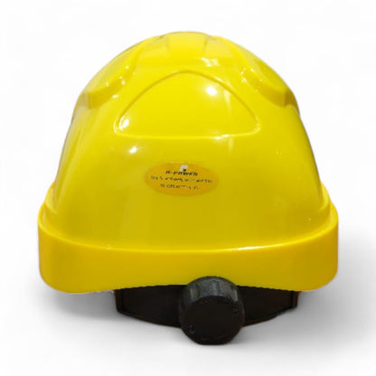 R-Power Safety Helmet with Rachet Yellow R1029