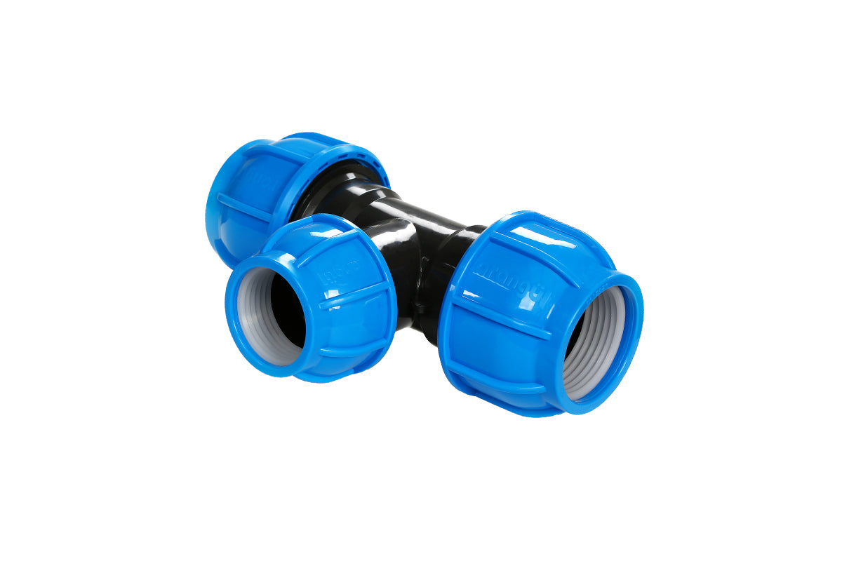Reduced Tee PN16 compression pipe fitting supplier in Qatar