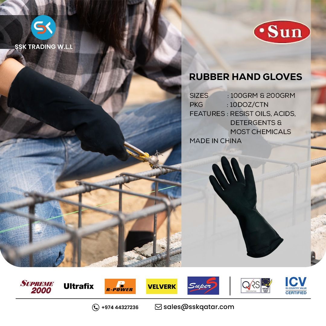 Sun Rubber Gloves 100GM