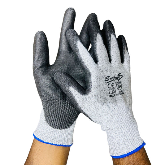 SuperS Cut Resistant Gloves PU Coated