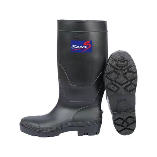 SuperS Gumboot Black