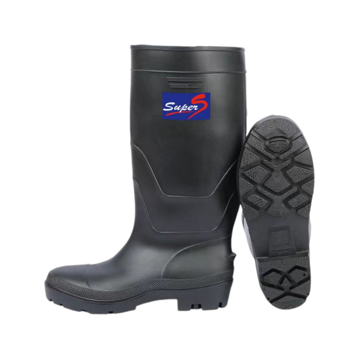 Black Gumboot Supplier in Qatar | SuperS Gumboot Black | Safety Gum ...