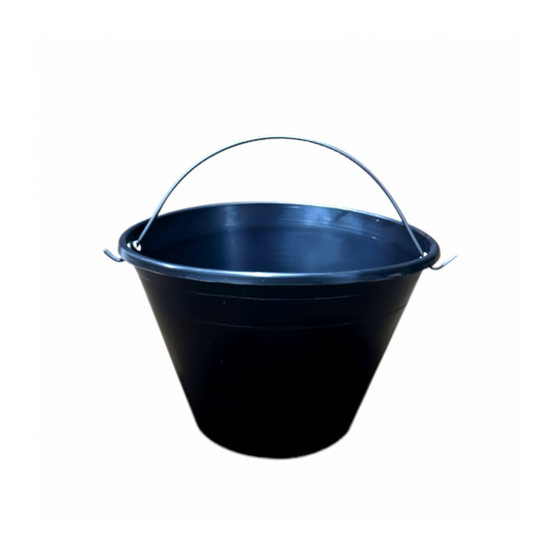 SuperS PVC Bucket Black | Heavy Duty Plastic Bucket Qatar – SSK TRADING WLL