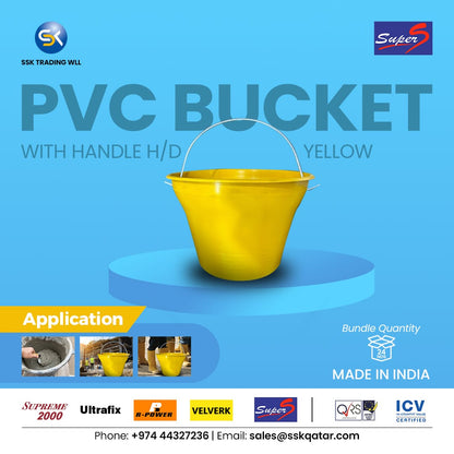 SuperS PVC Bucket HD Yellow