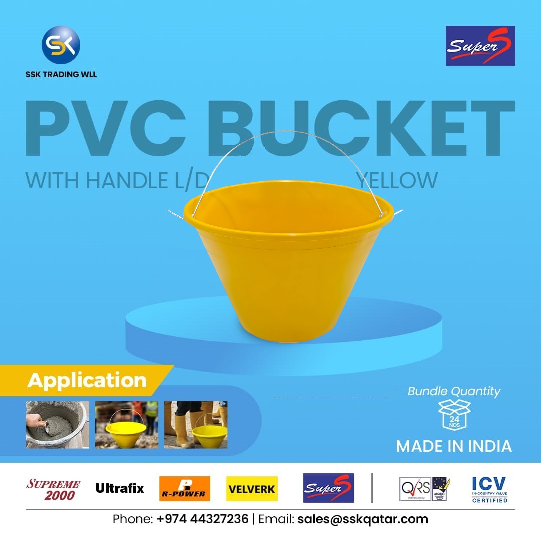 SuperS PVC Bucket Yellow