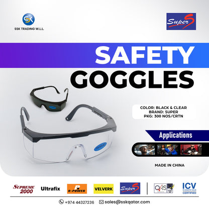 Super Safety Goggles Black