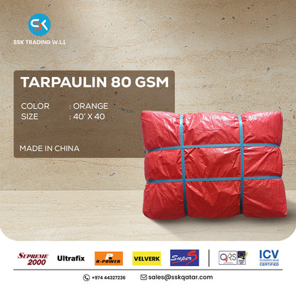 Tarpaulin 40x40 Orange